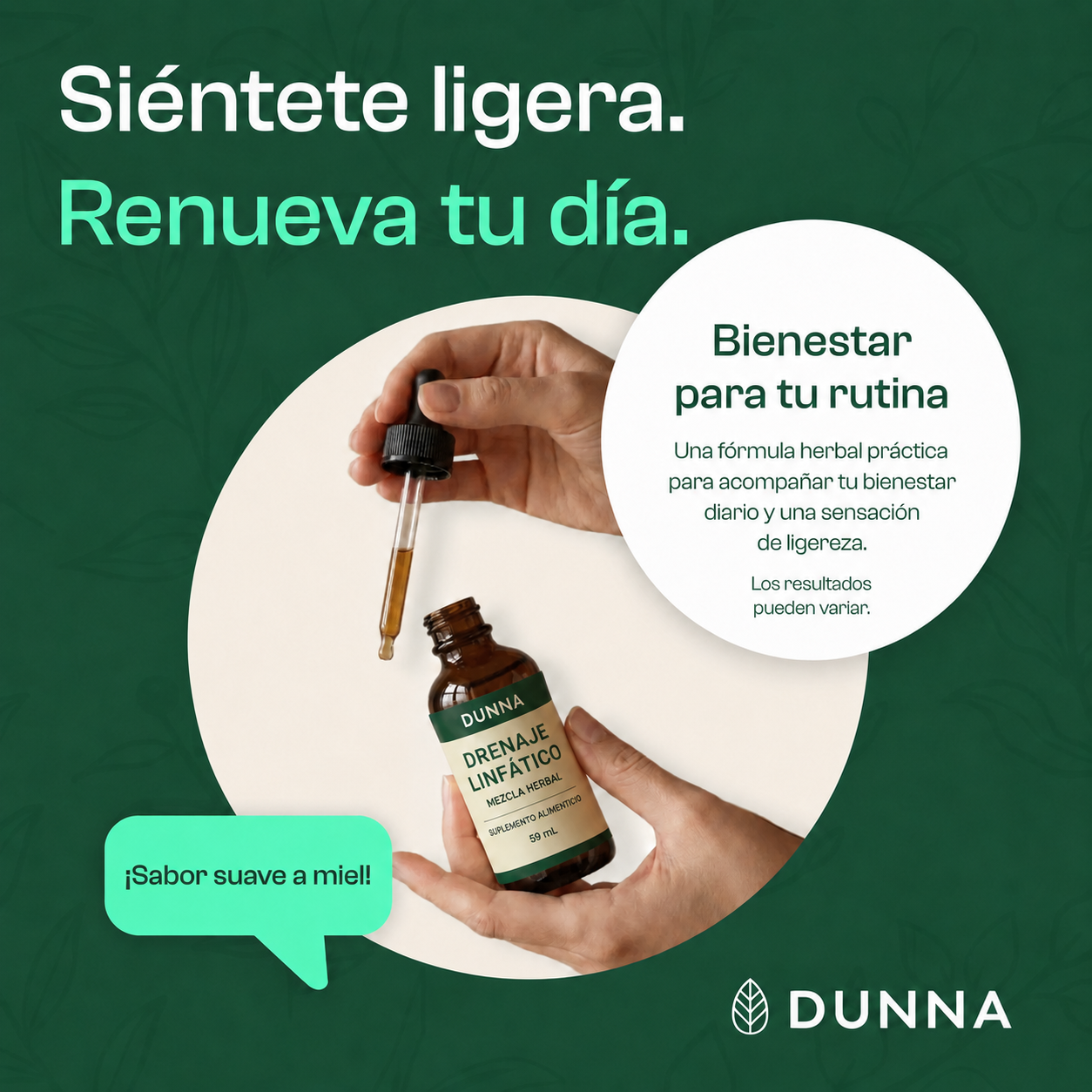 Dunna® Gotas de Drenaje Linfático
