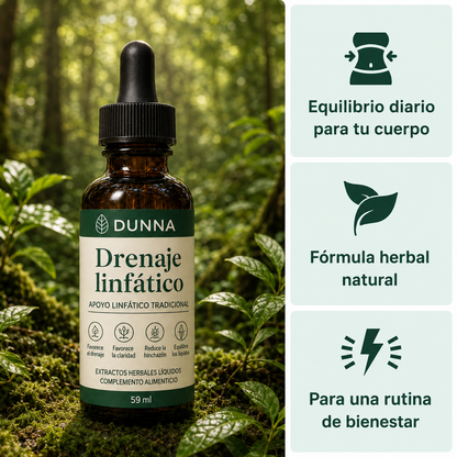 Dunna® Gotas de Drenaje Linfático