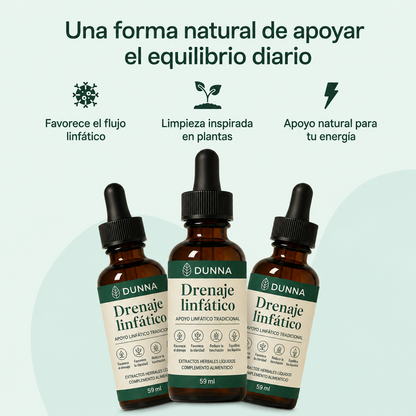 Dunna® Gotas de Drenaje Linfático